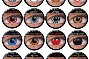 Barevné kontaktní čočky